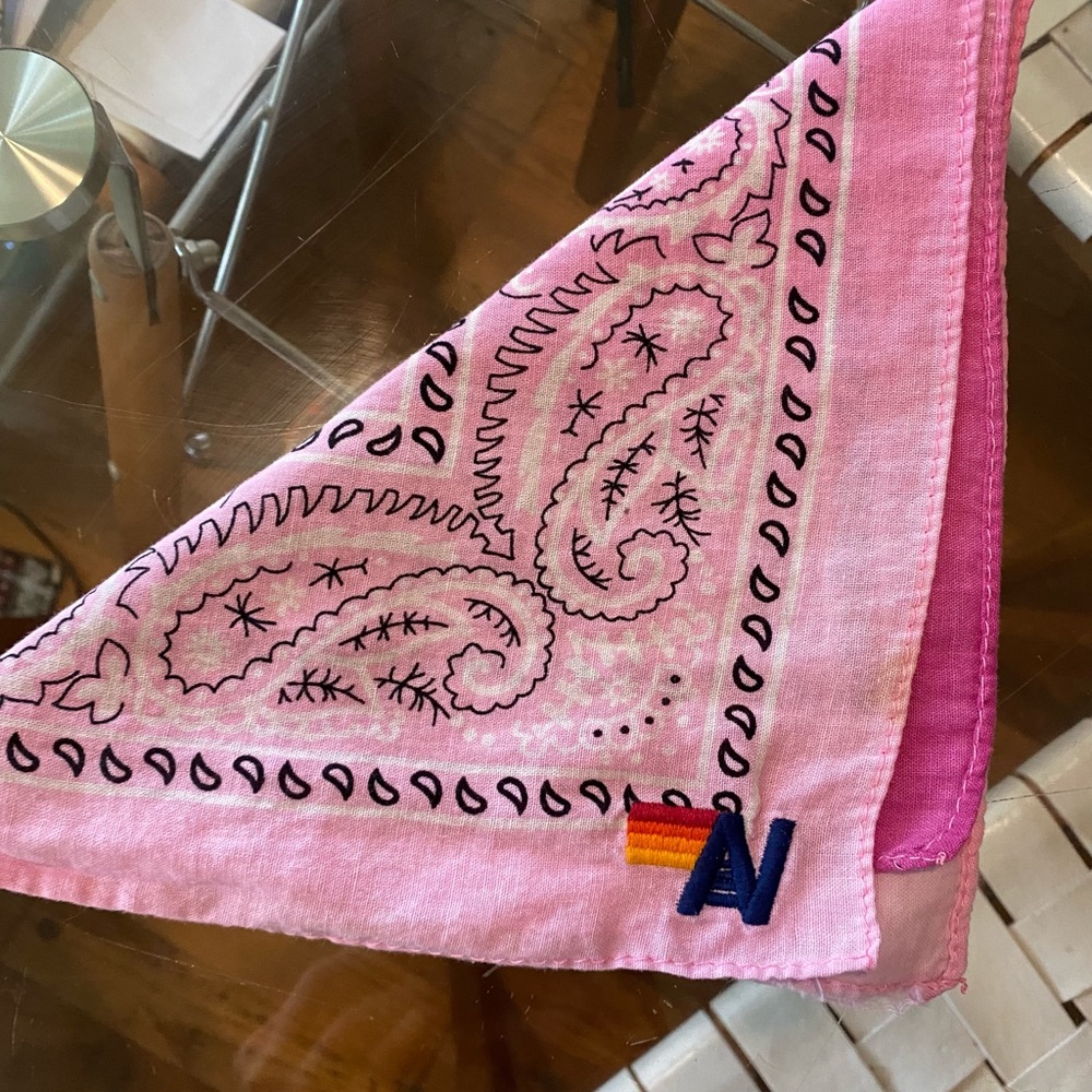 Aviator Nation Pink and Blue Ombré Bandana